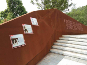 正安耐候钢挡土墙